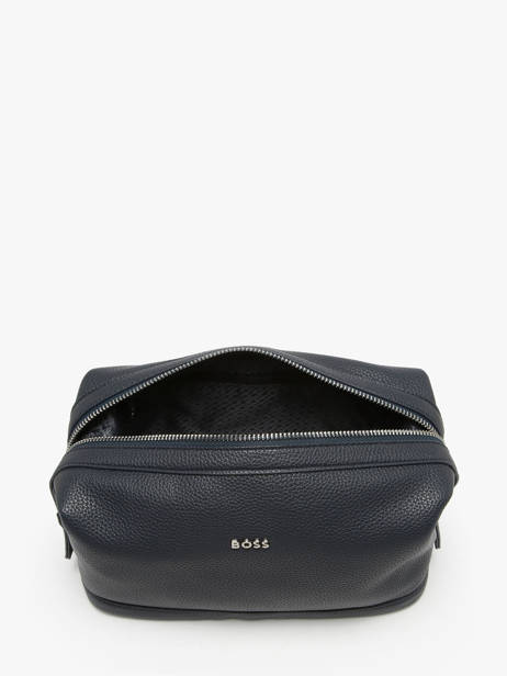 Toiletzak Hugo boss Blauw grained HTC518N ander zicht 2